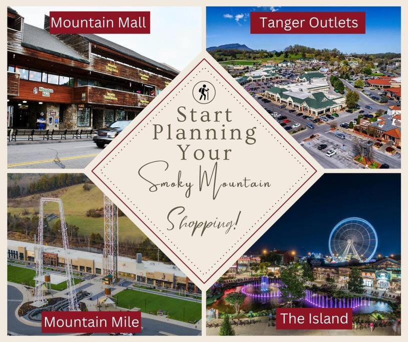 Enchanted Forest Cabin And Teepee! Lights & Laser Show! Private Hot Tub! Unique Stay! Sevierville Luaran gambar